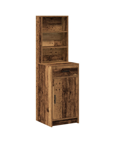 Armoire haute Bois ancien 40x41x135 cm | Mobilier & Déco