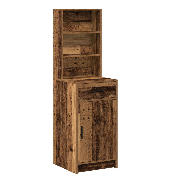 Armoire haute Bois ancien 40x41x135 cm | Mobilier & Déco