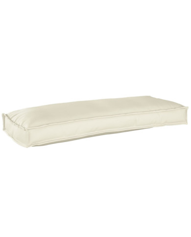 Coussin de palette pour banc Crème 100x40x8 cm Tissu Oxford | Mobilier & Déco