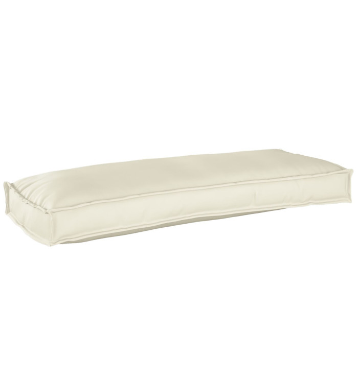Coussin de palette pour banc Crème 100x40x8 cm Tissu Oxford | Mobilier & Déco
