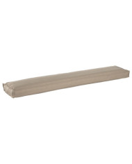 Coussin de palettes pour banc Taupe 200x40x8 cm en tissu Oxford | Mobilier & Déco