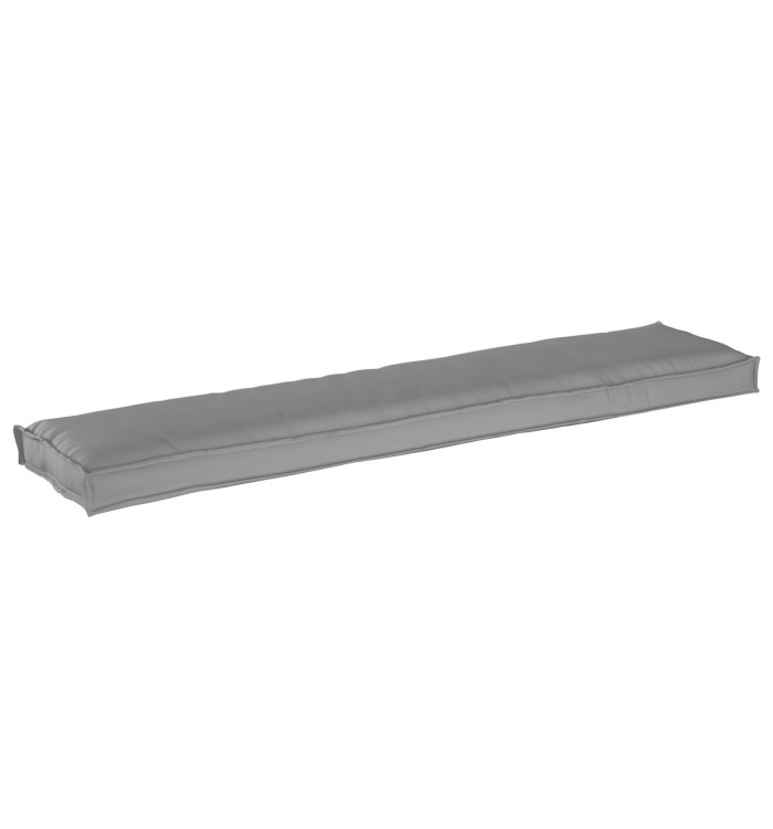 Coussin de palette pour banc Gris 180x40x8 cm en tissu Oxford | Mobilier & Déco