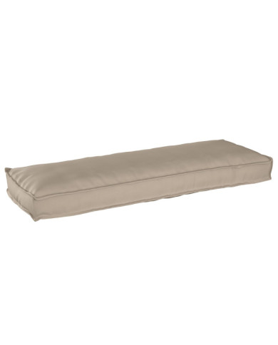 Coussin de palette pour Banc Taupe 120x40x8 cm Tissu Oxford | Mobilier & Déco