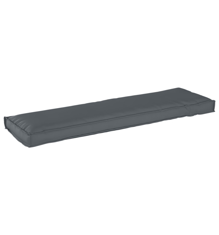 Coussin de palette pour banc Anthracite 140x40x8 cm Tissu Oxford | Mobilier & Déco