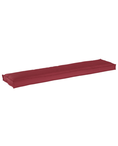 Coussin de palette pour banc Rouge vin 180x40x8 cm Tissu Oxford | Mobilier & Déco