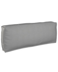 Coussin de Palette pour dos Gris 120x40x12 cm Tissu Oxford | Mobilier & Déco