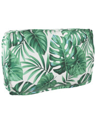 Coussin de palette pour dossier motif feuilles 70x40x12 cm en tissu Oxford | Mobilier & Déco