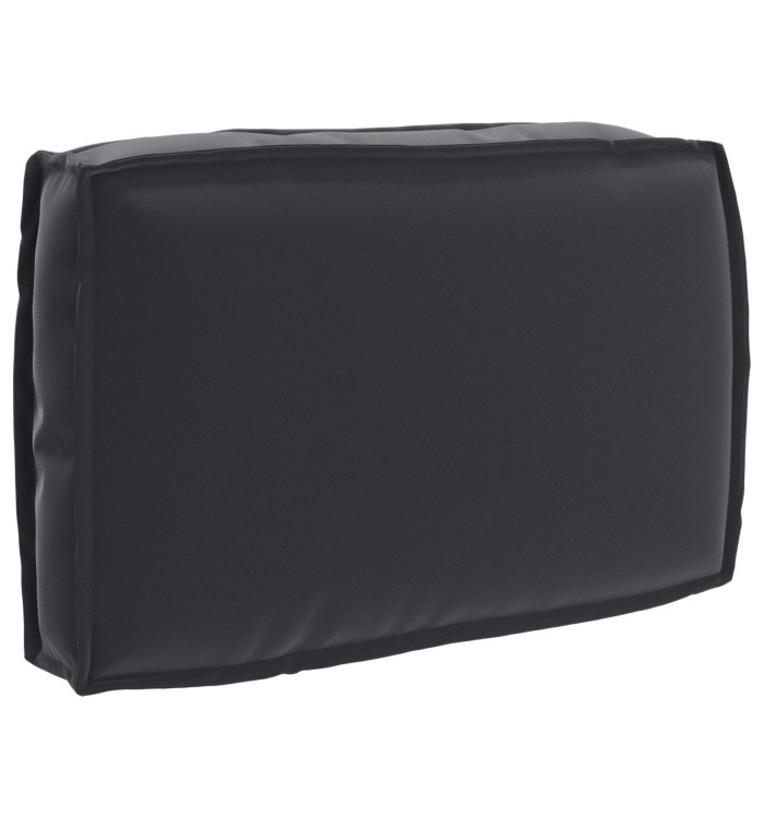 Coussin de palette pour dossier Noir 60x40x12 cm Tissu Oxford | Mobilier & Déco