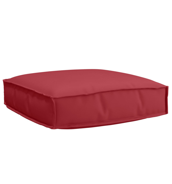 Coussin Pallet pour Assise Bourgogne 60x60x12 cm Tissu Oxford | Mobilier & Déco