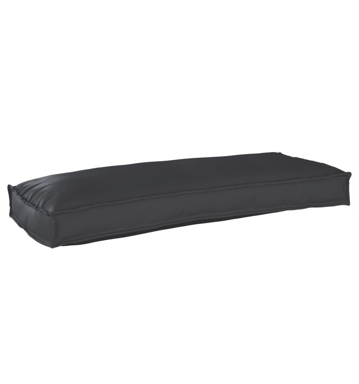 Coussin de palette pour banc noir 100x40x8 cm tissu Oxford | Mobilier & Déco