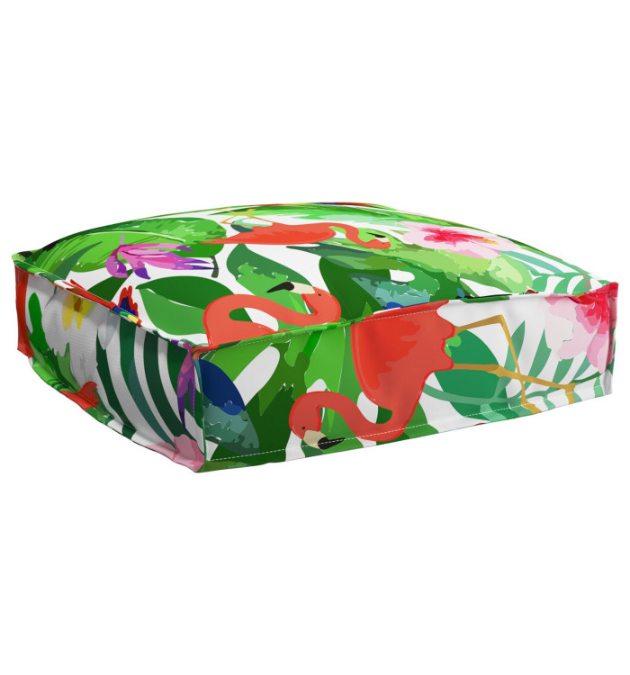 Coussin de palette pour siège Jungle tropical 50x50x12 cm Tissu Oxford | Mobilier & Déco