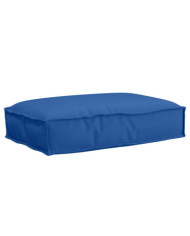 Coussin de palette siège bleu royal 60x40x8 cm en tissu Oxford | Mobilier & Déco