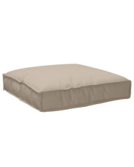 Coussin sur Palette pour Siège Taupe 80x80x12 cm Tissu Oxford | Mobilier & Déco