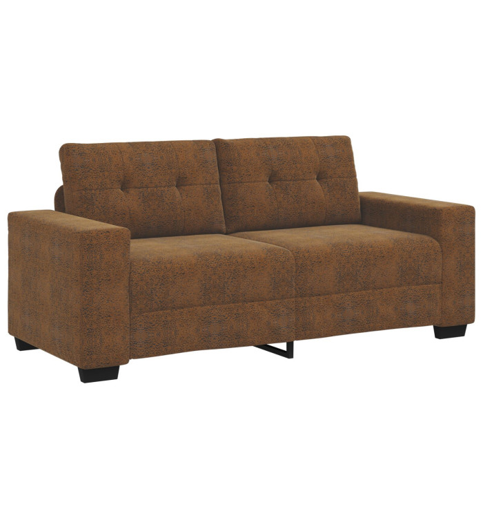 Canapé loveseat Marron 140 cm en simili cuir | Mobilier & Déco