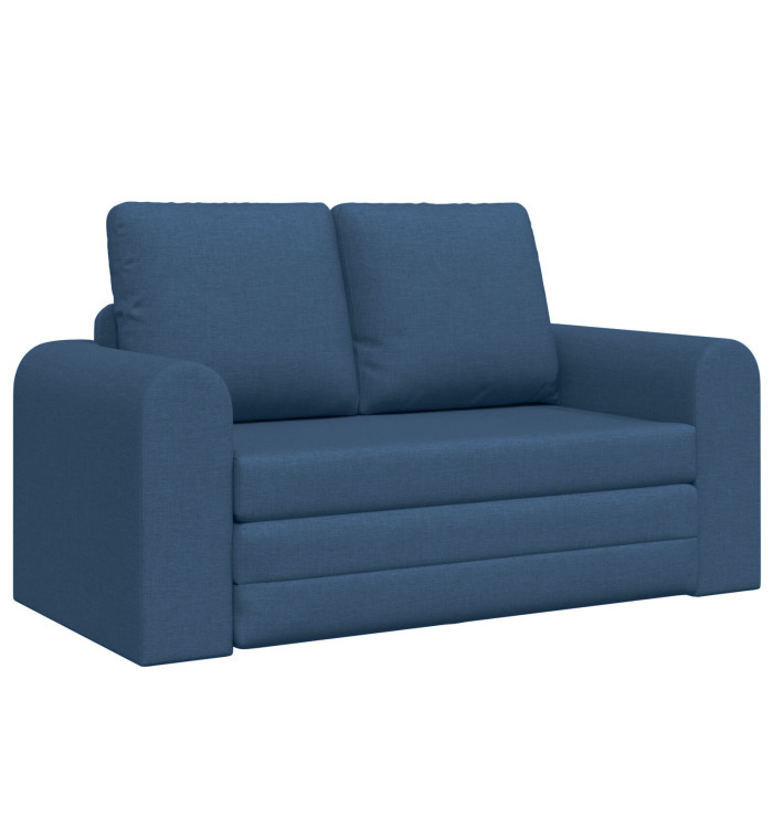 Canapé-lit 2-en-1 Bleu 148x71x83 cm Tissu | Mobilier & Déco