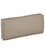 Coussin de palette taupe 120x50x12 cm en tissu oxford pour siège/dossier | Mobilier & Déco