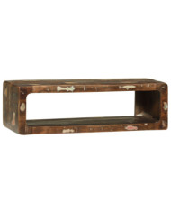 Meuble TV Multicolore 80x30x25 cm en bois massif récupéré | Mobilier & Déco