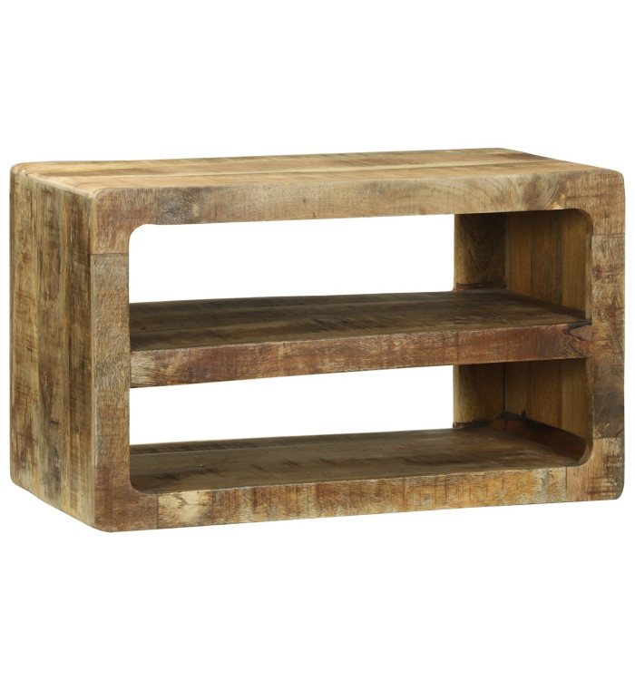 Meuble TV 60x32x36 cm en Bois Massif de Manguier | Mobilier & Déco