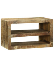 Meuble TV 60x32x36 cm en Bois Massif de Manguier | Mobilier & Déco