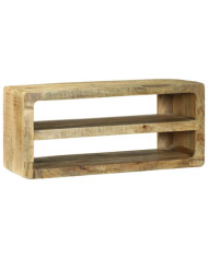 Meuble TV 80x32x36 cm en bois massif de manguier | Mobilier & Déco
