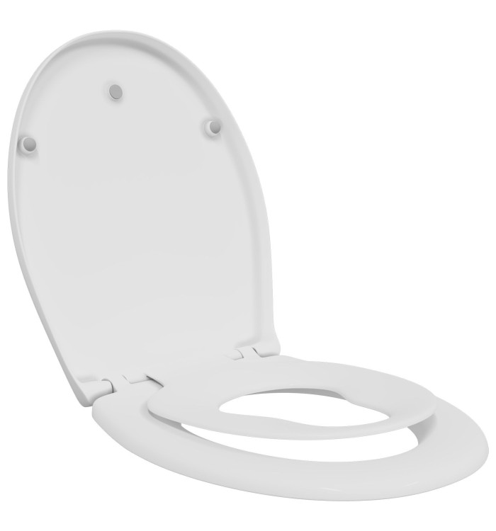 Siège de toilette pour famille avec siège enfant Démontage rapide en Duroplast | Mobilier & Déco