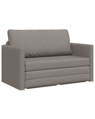 Canapé Lit Sol 2-en-1 Taupe 124x71x78 cm Tissu | Mobilier & Déco