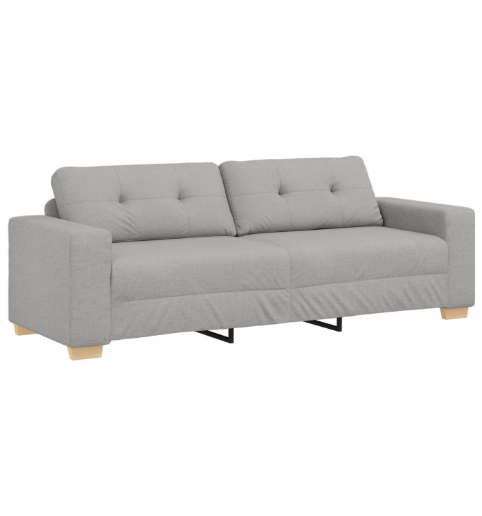 Canapé 3 places Gris nuage 180 cm Tissu | Mobilier & Déco