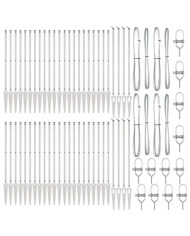 Poteaux de clôture avec pointe 52 pcs Ø32 mm 80 cm Acier galvanisé | Mobilier & Déco