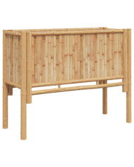 Jardinière surélevée 90x35x70 cm en Bambou | Mobilier & Déco