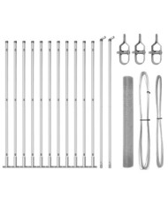 Ensemble de Poteaux de Clôture 25 m Lot de 2 Argent galvanisé | Mobilier & Déco