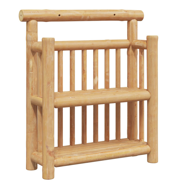 Étagère murale 2 niveaux 40x13x44 cm en bambou | Mobilier & Déco
