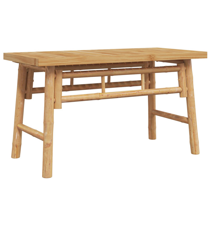 Banc de jardin  80x38x45 cm en bambou | Mobilier & Déco