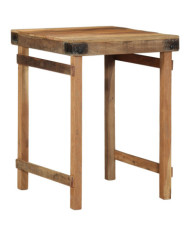 Table à manger 55x60x76 cm en bois massif recyclé | Mobilier & Déco