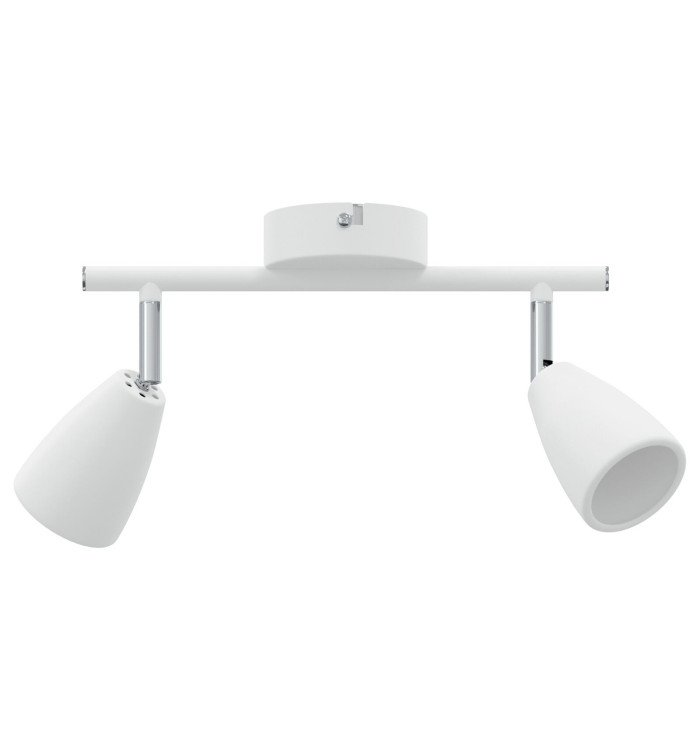 Projecteur de plafond à deux voies ajustables blanc GU10 | Mobilier & Déco