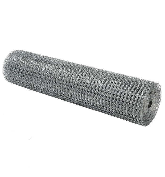 Clôture en fil soudé 0.6x10 m en acier galvanisé | Mobilier & Déco