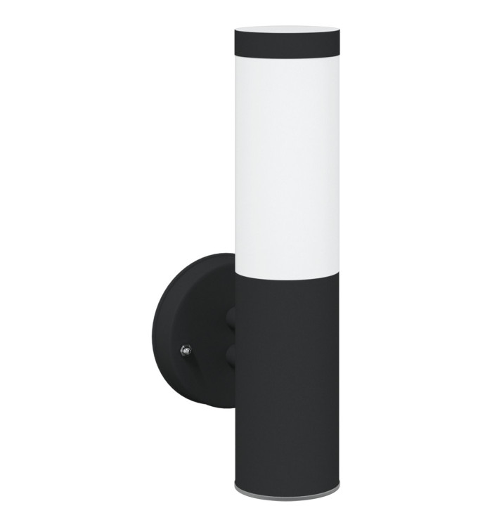 Applique Murale Extérieure Noir Acier Inoxydable IP44 | Mobilier & Déco