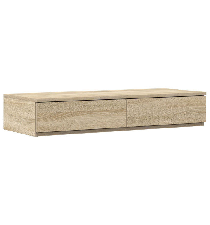 Tiroirs de lit Chêne Sonoma 80x36,5x16,5 cm Bois d'ingénierie | Mobilier & Déco