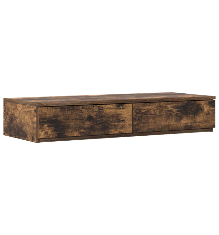 Tiroirs de lit Chêne fumé 80x36.5x16.5 cm Bois reconstitué | Mobilier & Déco