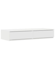 Tiroirs de lit Blanc 90x36,5x16,5 cm Bois reconstitué | Mobilier & Déco