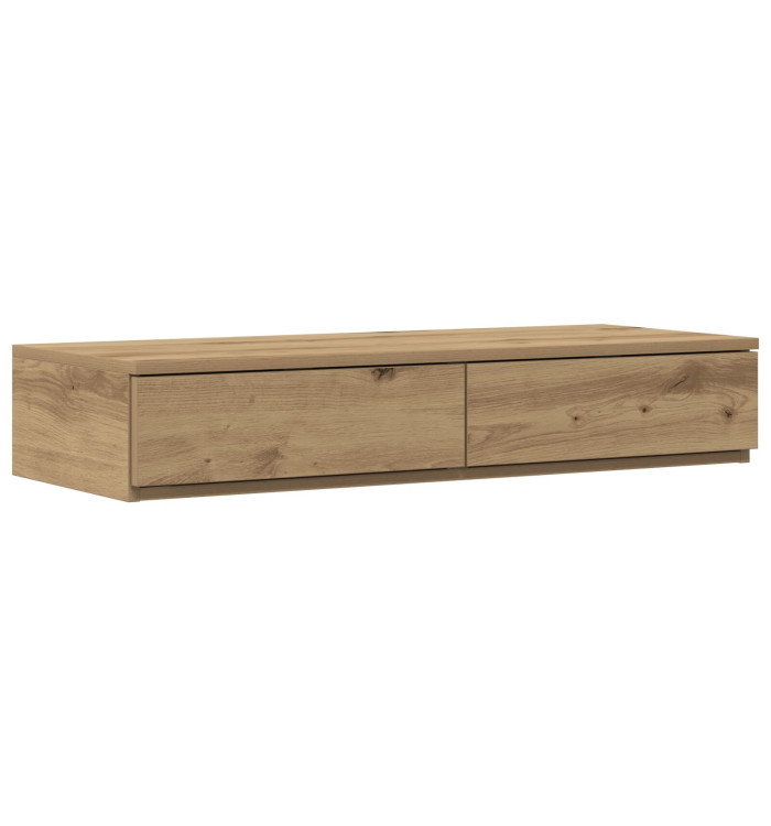 Tiroirs de lit Chêne Artisan 90x36,5x16,5 cm en bois d'ingénierie | Mobilier & Déco