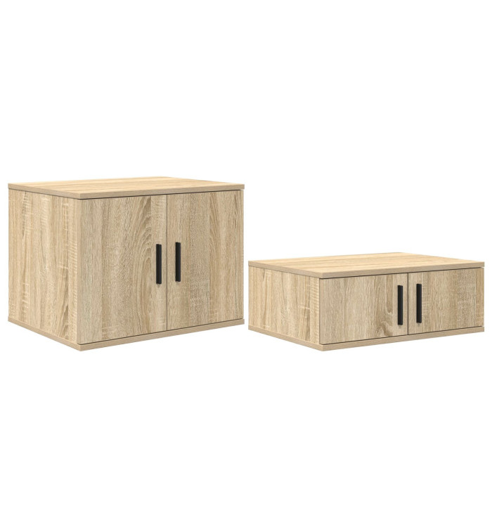 Armoire de rangement Chêne Sonoma 103x41x40 cm en bois reconstitué | Mobilier & Déco