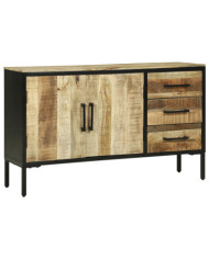 Buffet 110x30x70 cm en Bois de Manguier Massif | Mobilier & Déco