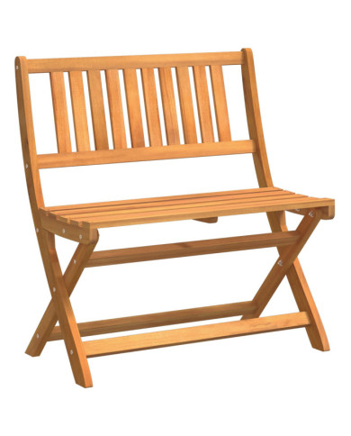 Banc de jardin pliant  80x46x85 cm en bois massif d'acacia | Mobilier & Déco