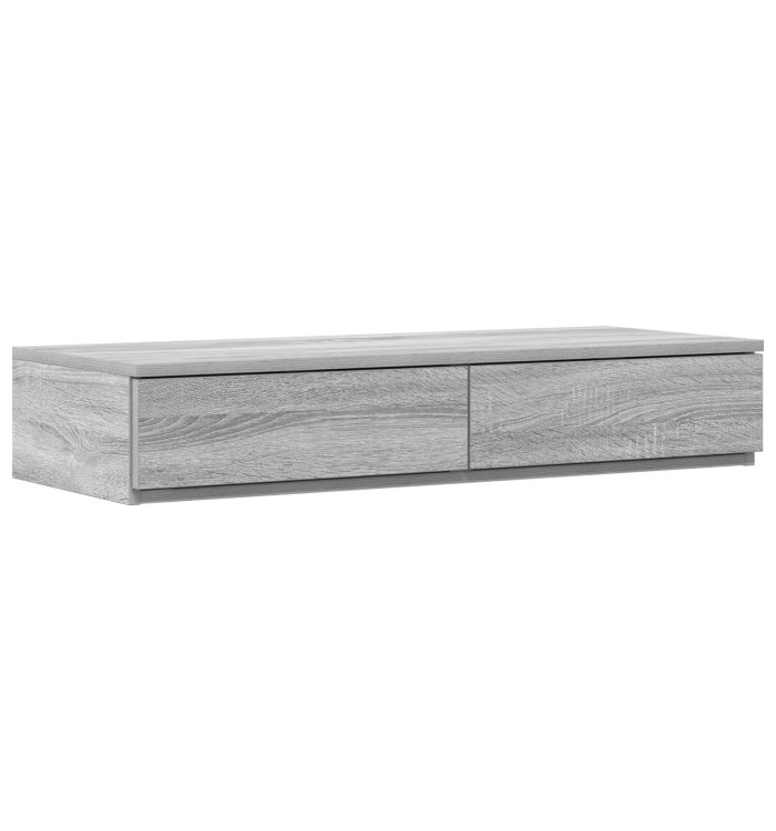 Tiroirs de lit Gris Sonoma 100x36,5x16,5 cm Bois d'ingénierie | Mobilier & Déco