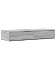 Tiroirs de lit Gris Sonoma 100x36,5x16,5 cm Bois d'ingénierie | Mobilier & Déco