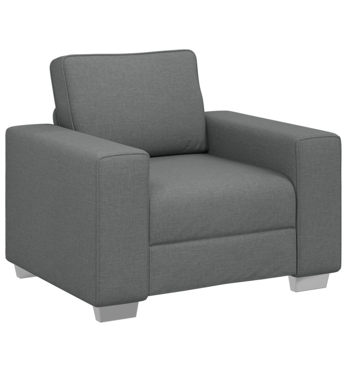 Fauteuil Gris Foncé 59 cm Tissu | Mobilier & Déco