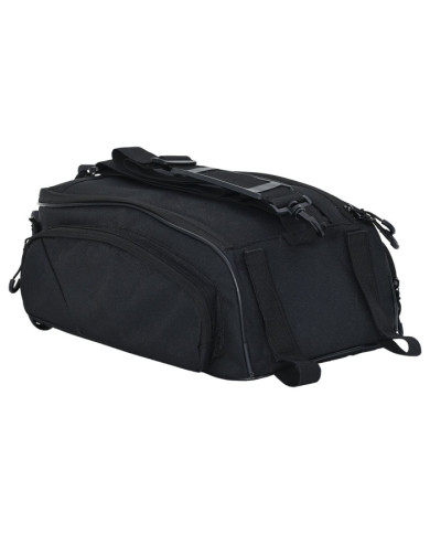 Sac de vélo porte-bagages 12 L Noir 38x21x16 cm | Mobilier & Déco
