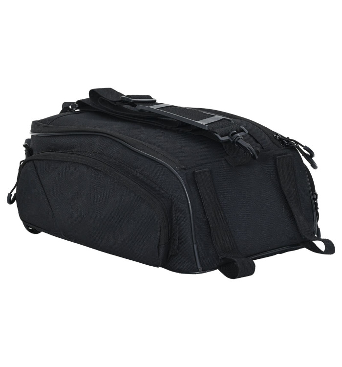 Sac de vélo porte-bagages 12 L Noir 38x21x16 cm | Mobilier & Déco