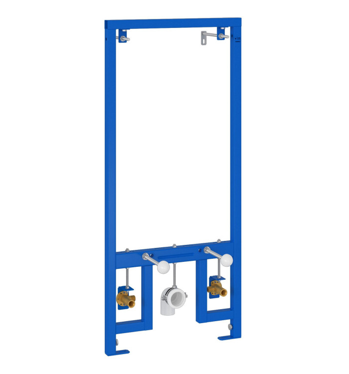 Cadre de montage dissimulé pour bidet 50x112-136 cm Acier | Mobilier & Déco
