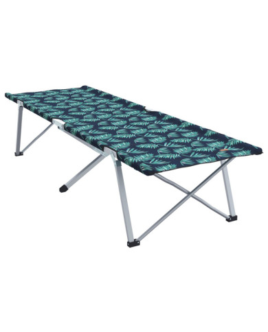 Lit de camping pliant avec sac de transport motif feuilles tissu Oxford 600D | Mobilier & Déco